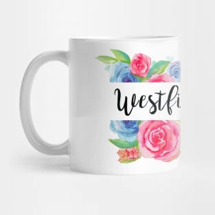 Handpainted Flowers Westfield State Mug